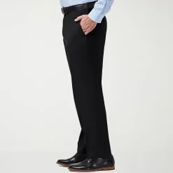 Haggar Premium Comfort Mens Classic Fit Dress Flat Front Pant