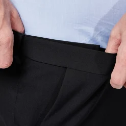 Haggar Premium Comfort Mens Classic Fit Dress Flat Front Pant