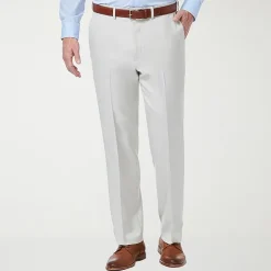 Haggar Premium Comfort Mens Classic Fit Dress Flat Front Pant