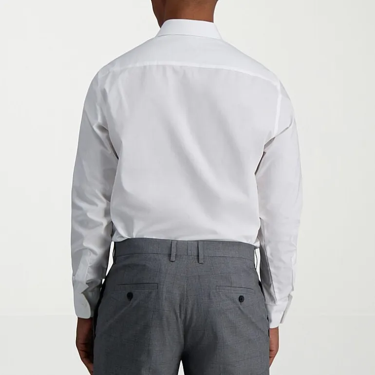 Haggar Premium Comfort Mens Slim Fit Long Sleeve Dress Shirt