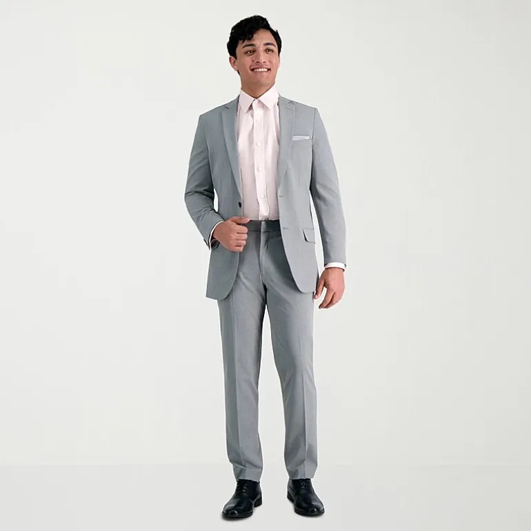 Haggar Premium Comfort Mens Slim Fit Long Sleeve Dress Shirt