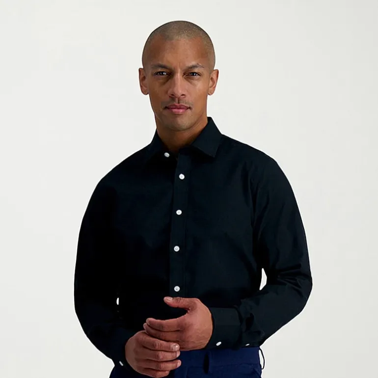 Haggar Premium Comfort Mens Slim Fit Long Sleeve Dress Shirt