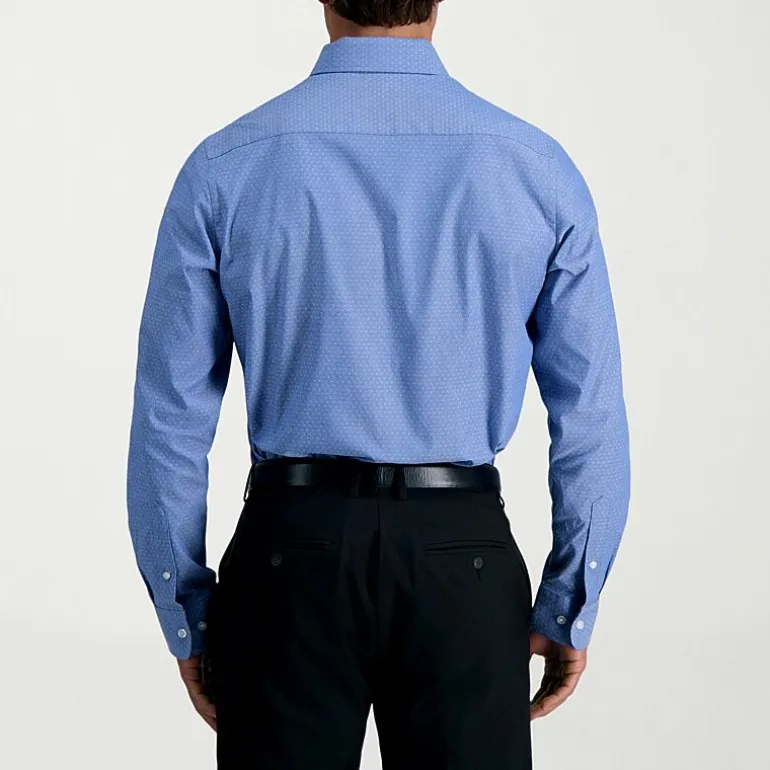 Haggar Premium Comfort Mens Slim Fit Long Sleeve Dress Shirt