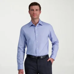 Haggar Premium Comfort Mens Slim Fit Long Sleeve Dress Shirt