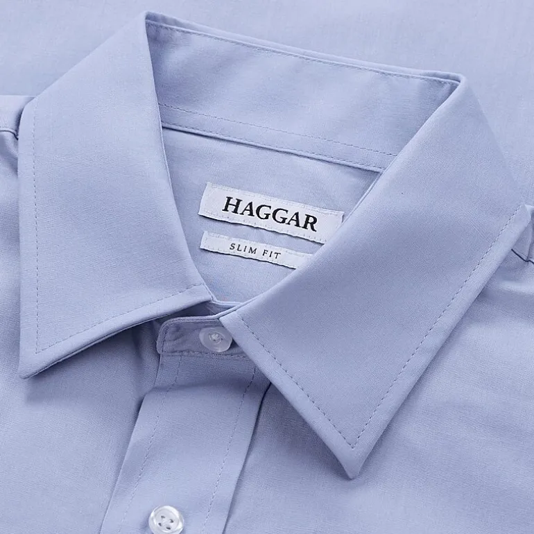 Haggar Premium Comfort Mens Slim Fit Long Sleeve Dress Shirt