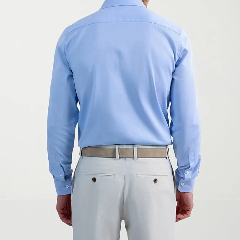 Haggar Premium Comfort Mens Slim Fit Long Sleeve Dress Shirt