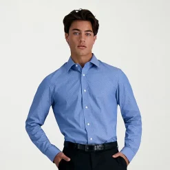Haggar Premium Comfort Mens Slim Fit Long Sleeve Dress Shirt