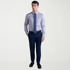 Haggar Premium Comfort Mens Slim Fit Long Sleeve Dress Shirt