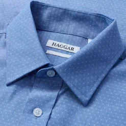 Haggar Premium Comfort Mens Slim Fit Long Sleeve Dress Shirt