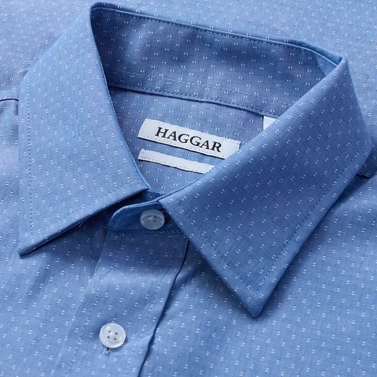 Haggar Premium Comfort Mens Slim Fit Long Sleeve Dress Shirt