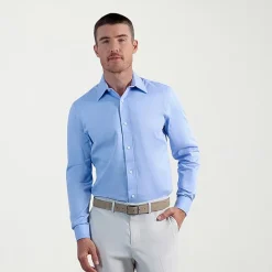 Haggar Premium Comfort Mens Slim Fit Long Sleeve Dress Shirt