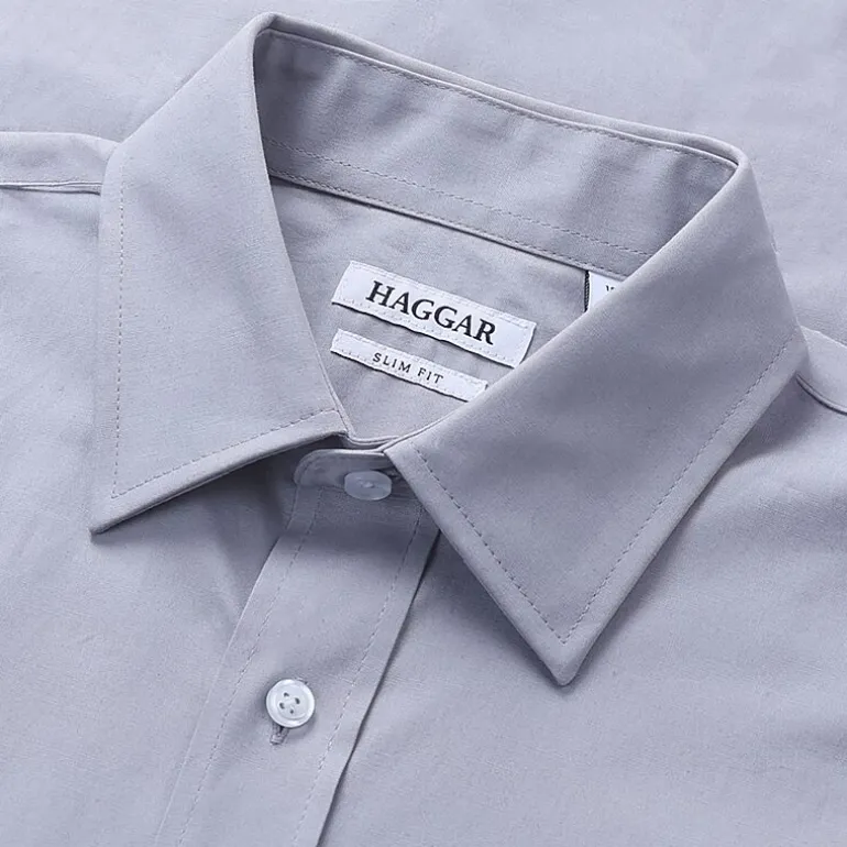 Haggar Premium Comfort Mens Slim Fit Long Sleeve Dress Shirt