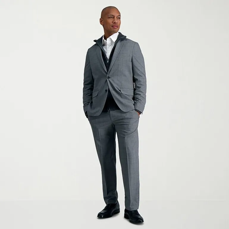 Haggar Premium Comfort Mens Slim Fit Long Sleeve Dress Shirt