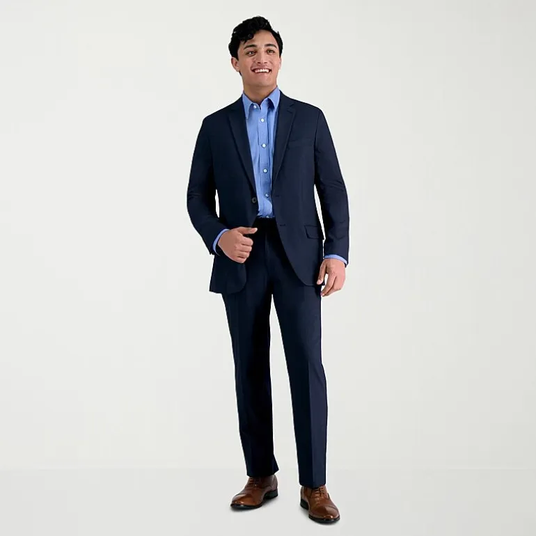 Haggar Premium Comfort Mens Slim Fit Long Sleeve Dress Shirt