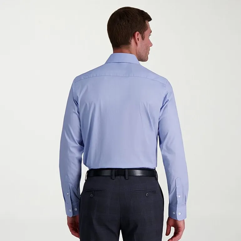 Haggar Premium Comfort Mens Slim Fit Long Sleeve Dress Shirt