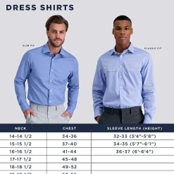 Haggar Premium Comfort Mens Slim Fit Long Sleeve Dress Shirt