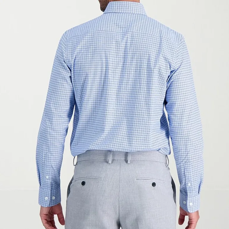 Haggar Premium Comfort Mens Slim Fit Easy Care Long Sleeve Dress Shirt