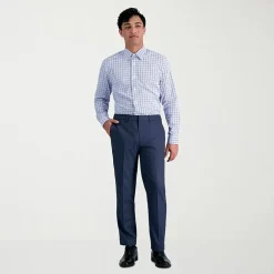 Haggar Premium Comfort Mens Slim Fit Easy Care Long Sleeve Dress Shirt