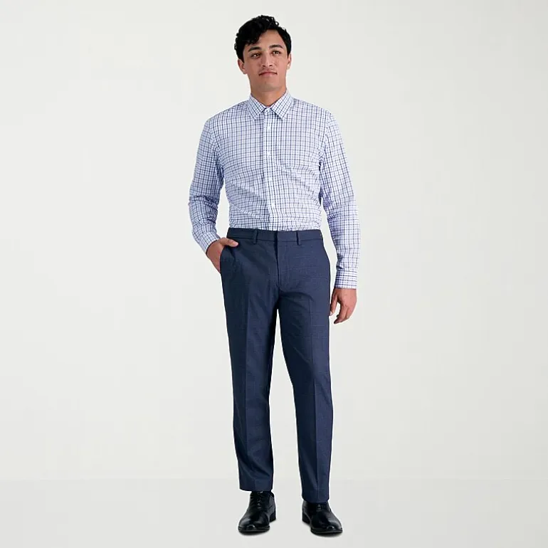 Haggar Premium Comfort Mens Slim Fit Easy Care Long Sleeve Dress Shirt