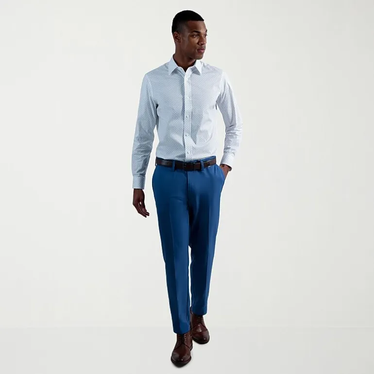 Haggar Premium Comfort Mens Slim Fit Easy Care Long Sleeve Dress Shirt