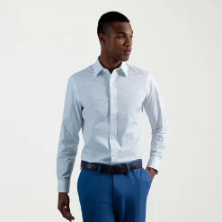 Haggar Premium Comfort Mens Slim Fit Easy Care Long Sleeve Dress Shirt