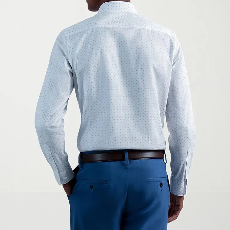 Haggar Premium Comfort Mens Slim Fit Easy Care Long Sleeve Dress Shirt