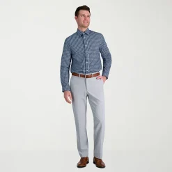 Haggar Premium Comfort Mens Slim Fit Easy Care Long Sleeve Dress Shirt