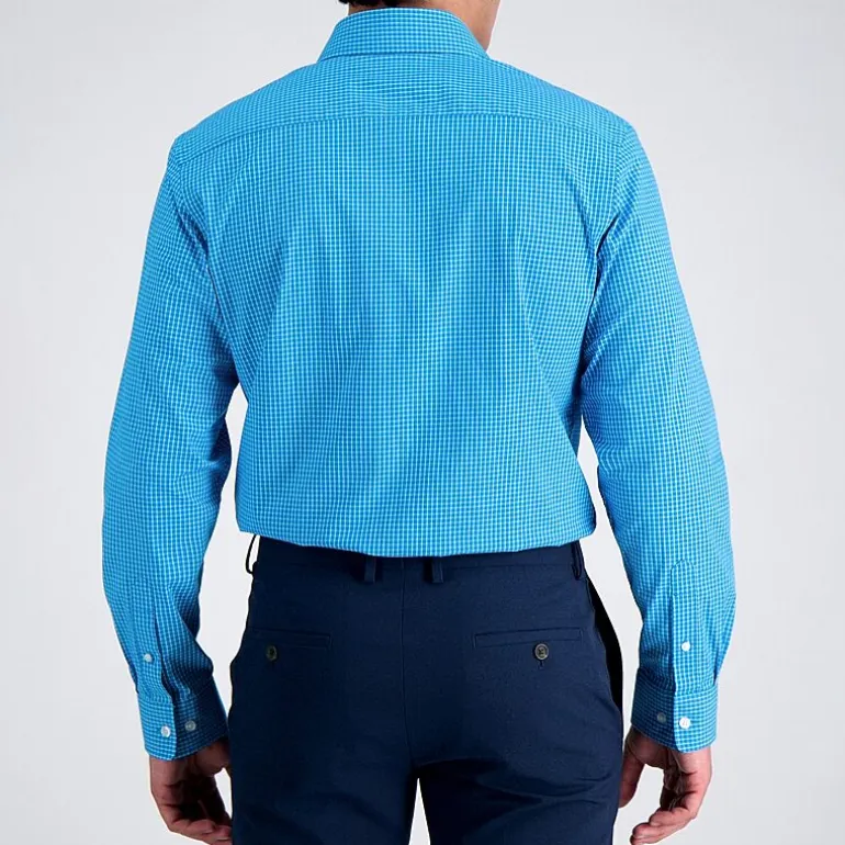 Haggar Premium Comfort Mens Slim Fit Easy Care Long Sleeve Dress Shirt