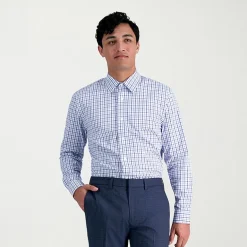 Haggar Premium Comfort Mens Slim Fit Easy Care Long Sleeve Dress Shirt