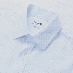Haggar Premium Comfort Mens Slim Fit Easy Care Long Sleeve Dress Shirt