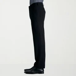 Haggar Premium Comfort Mens Straight Fit Dress Flat Front Pant