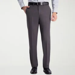 Haggar Premium Comfort Mens Straight Fit Dress Flat Front Pant