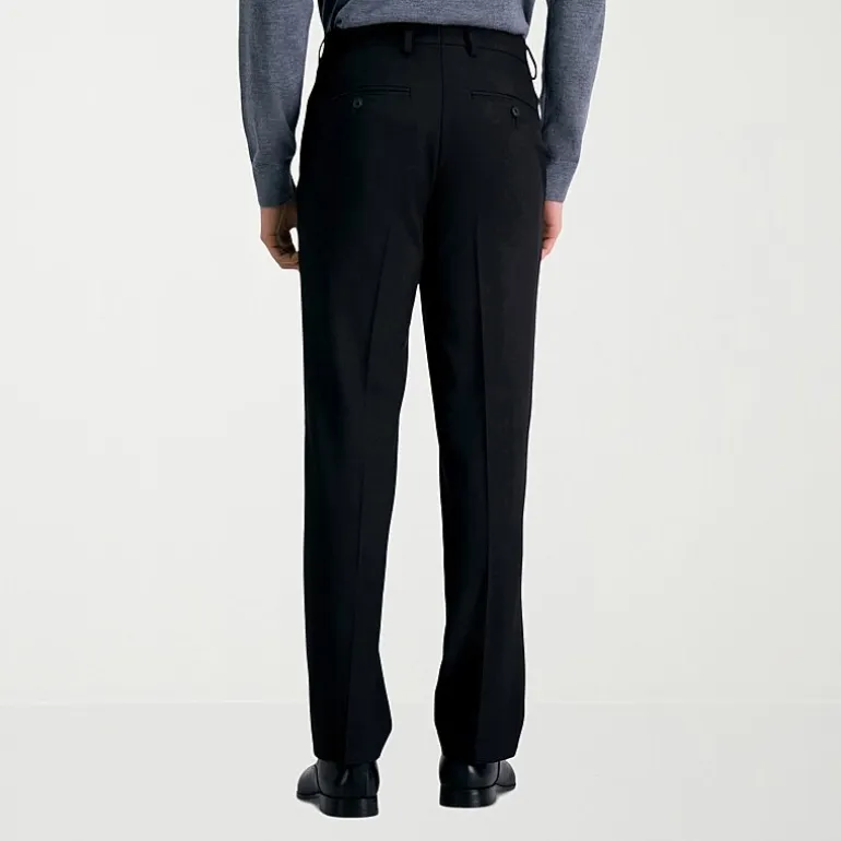 Haggar Premium Comfort Mens Straight Fit Dress Flat Front Pant