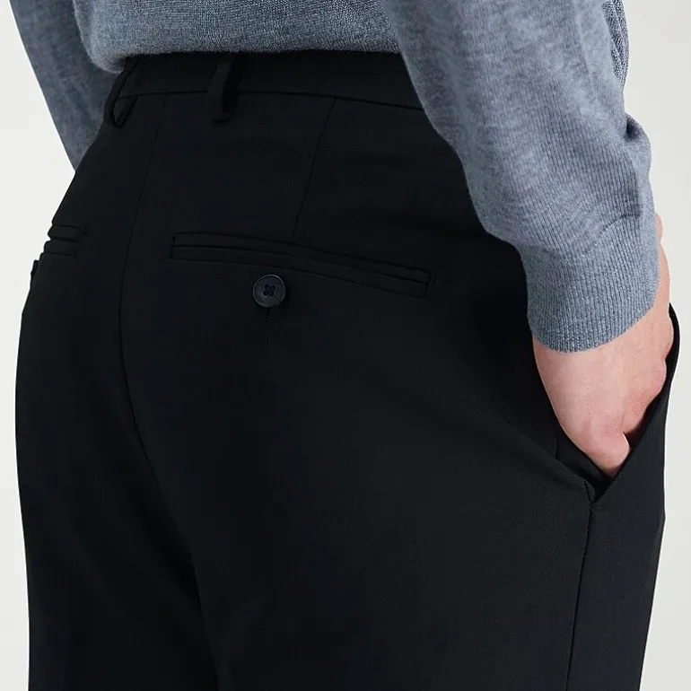 Haggar Premium Comfort Mens Straight Fit Dress Flat Front Pant