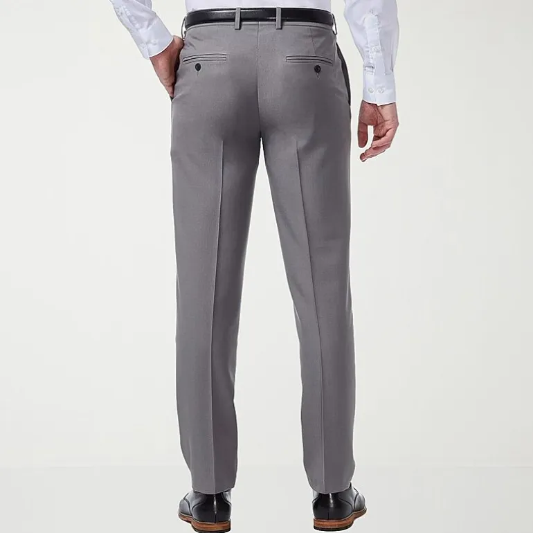 Haggar Premium Comfort Mens Slim Fit Dress Flat Front Pant