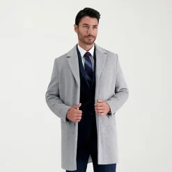 Haggar Premium Mens Lightweight Topcoat Coat