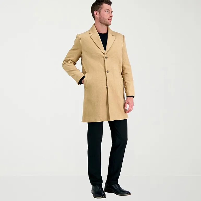 Haggar Premium Mens Lightweight Topcoat Coat