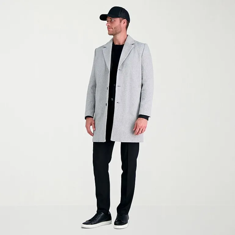 Haggar Premium Mens Lightweight Topcoat Coat