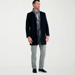 Haggar Premium Mens Lightweight Topcoat Coat
