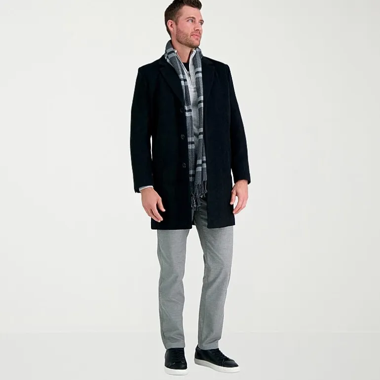 Haggar Premium Mens Lightweight Topcoat Coat