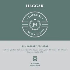 Haggar Premium Mens Lightweight Topcoat Coat