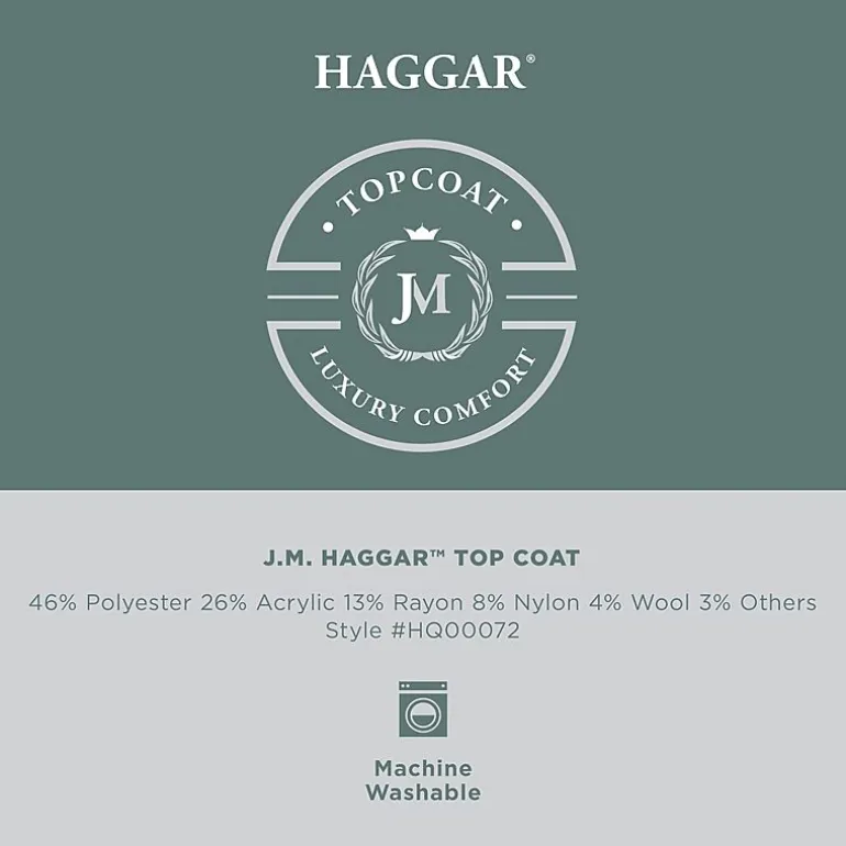 Haggar Premium Mens Lightweight Topcoat Coat