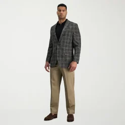 Haggar Premium No Iron Khaki Mens Classic Fit Flat Front Pant