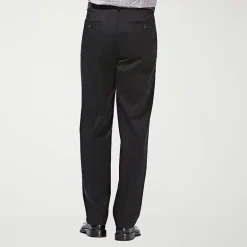 Haggar Premium No Iron Khaki Mens Classic Fit Pleated Pant