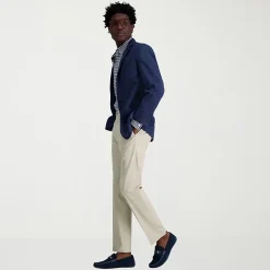 Haggar Premium No Iron Khaki Mens Comfort Waistband Straight Fit Flat Front Pant