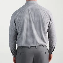 Haggar Smart Wash Big and Tall Mens Classic Fit Easy Care Long Sleeve Dress Shirt