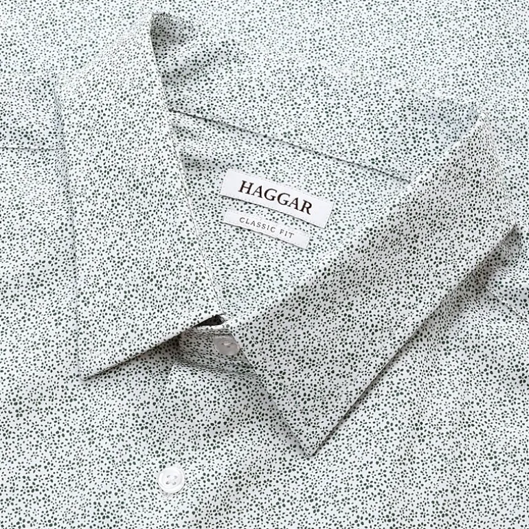 Haggar Smart Wash Big and Tall Mens Classic Fit Easy Care Long Sleeve Dress Shirt