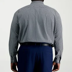Haggar Smart Wash Big and Tall Mens Classic Fit Easy Care Long Sleeve Dress Shirt