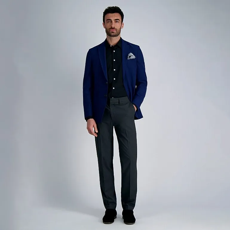 Haggar Smart Wash Mens Classic Fit Easy Care Long Sleeve Dress Shirt