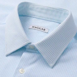 Haggar Smart Wash Mens Classic Fit Easy Care Long Sleeve Dress Shirt
